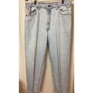 Vintage Levi 550 Orange Tag Relaxed Fit Tapered Men‎ Stonewash Blue Denim 38x30